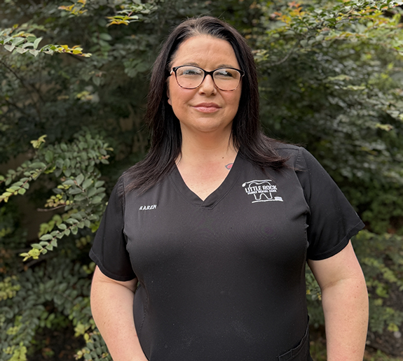Office manager Karen